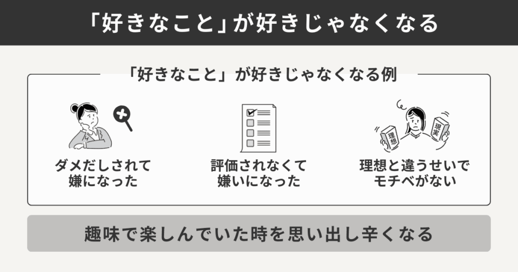 「好きなこと」が好きじゃなくなる